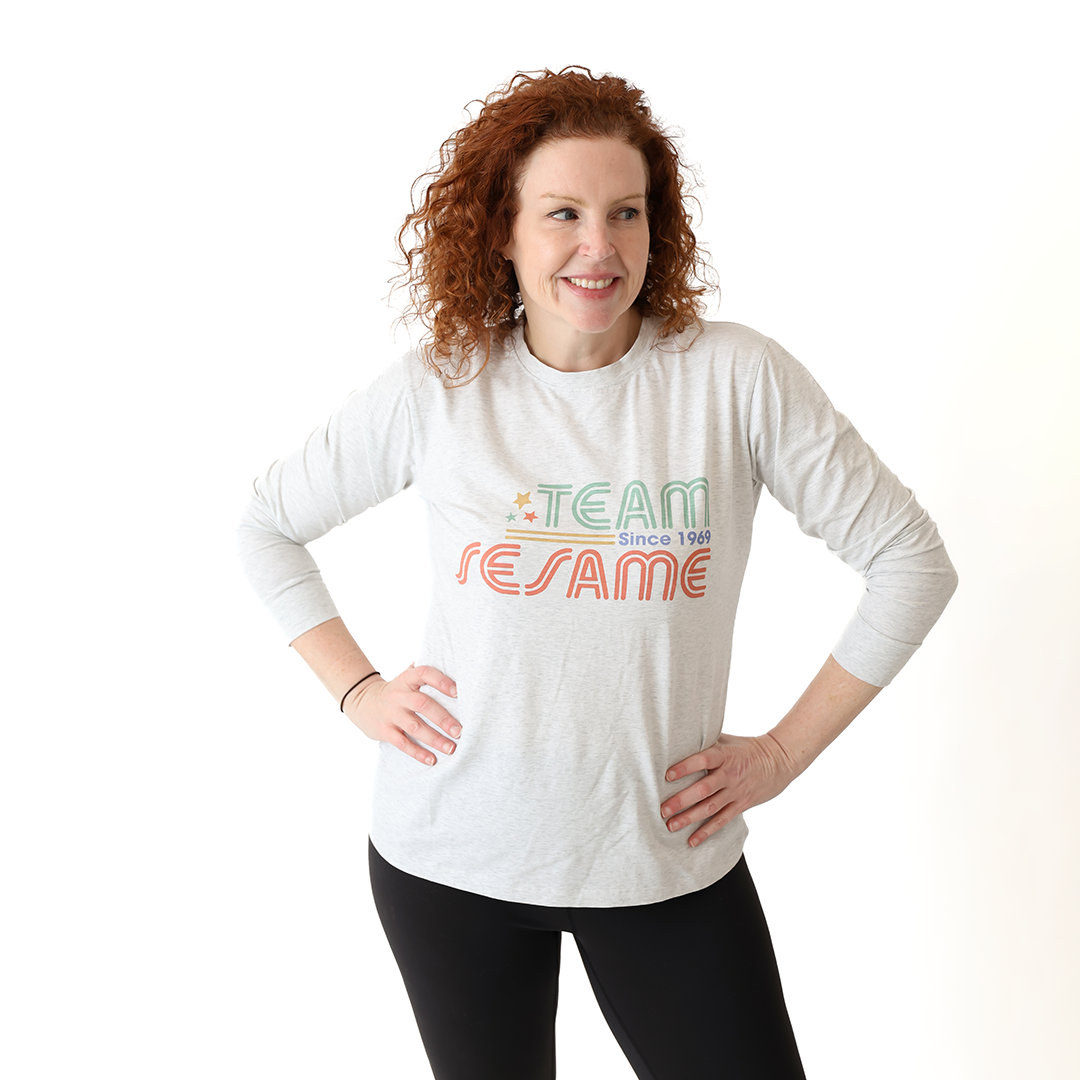 Team Sesame Adult MODAL Long Sleeve Shirt | Sesame Street