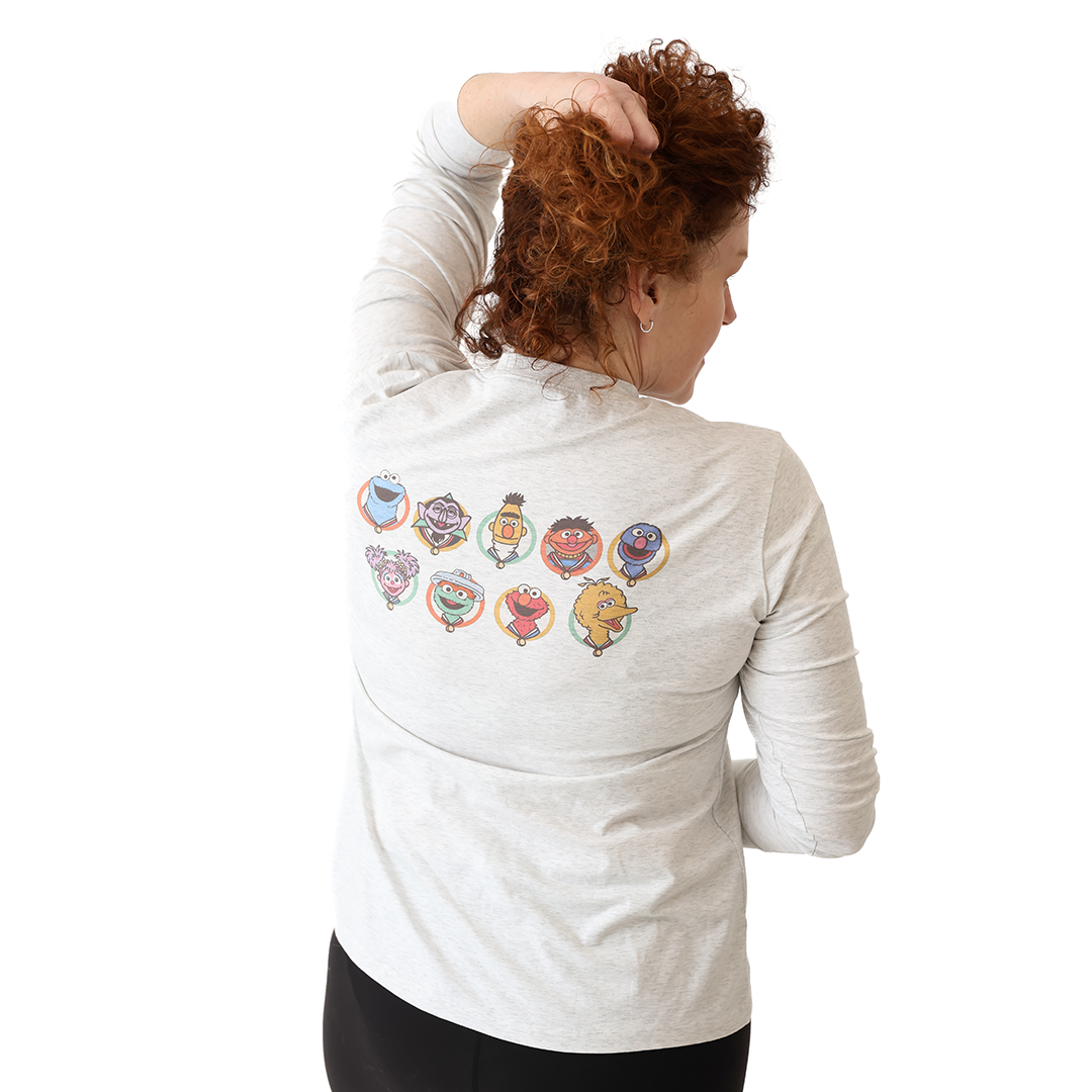 Team Sesame Adult MODAL Long Sleeve Shirt | Sesame Street