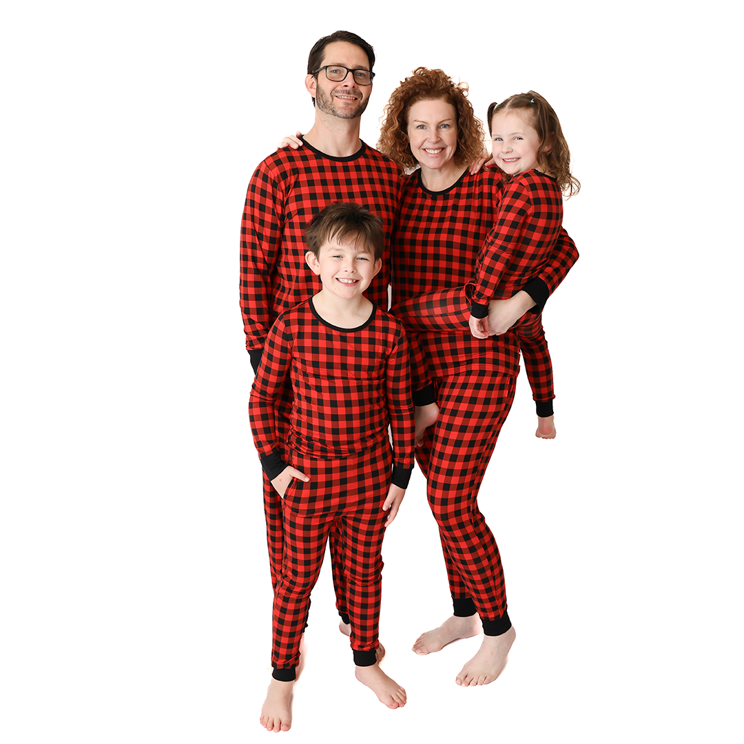 Cozy Cabin Plaid Men's Lounge Set