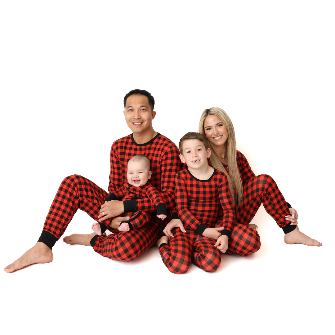 Cozy Cabin Plaid Convertible Romper