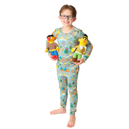 Let's Go Camping Kids Two Piece Lounge Set | Sesame Street