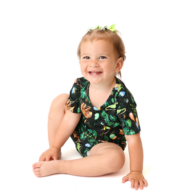Party Animals Kids Two Piece Short Sleeve and Shorts Lounge Set