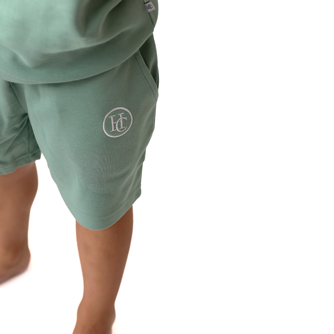 Stay Sagey Kids Short Sleeve Crewneck & Shorts Tracksuit