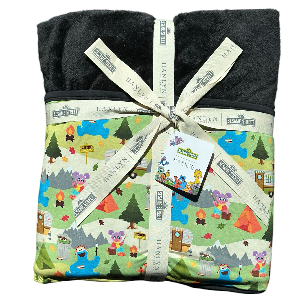 Camp Sesame PLUSH Adult Blanket (50x65) | Sesame Street