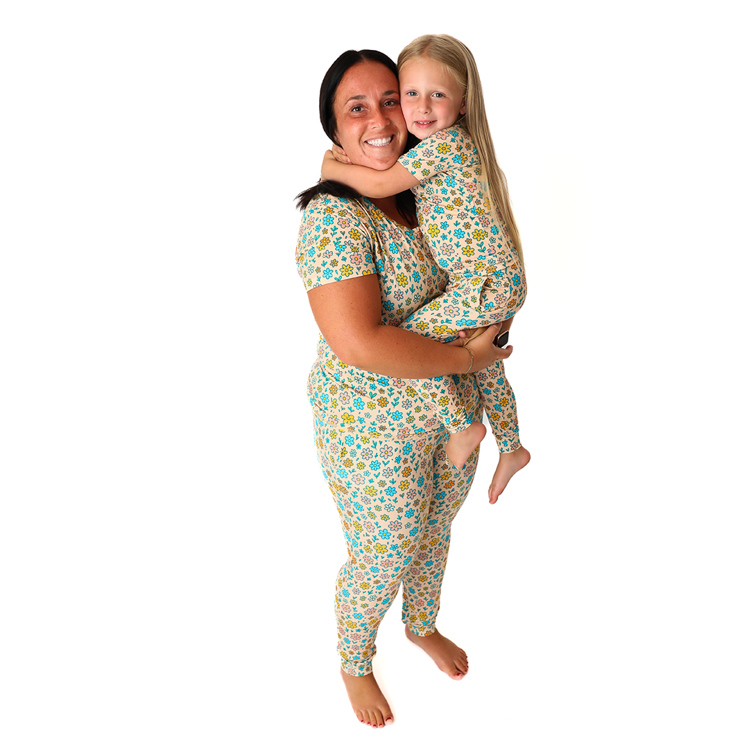 Sunny Daze Ladies Short Sleeve Lounge Set