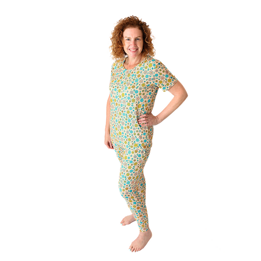 Sunny Daze Ladies Short Sleeve PJ Set