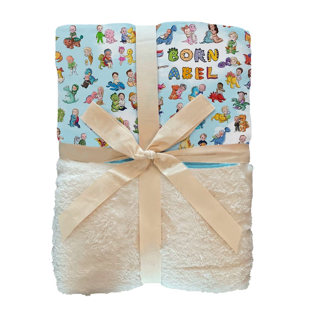 Abelisaurus Born Abel Blanket (50x65) | Born Abel