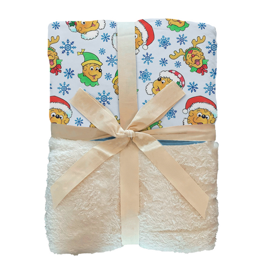 A Bear-y Merry Christmas Family Plush Blanket (85x65)  | The Berenstain Bears™