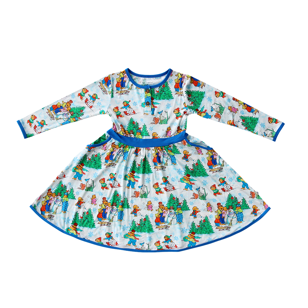 A Berenstain Bears™ Winter Twirl Dress