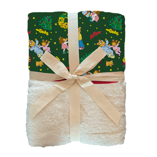 Arthur's Holiday Wishes Family Plush Blanket (85x65) | Arthur™