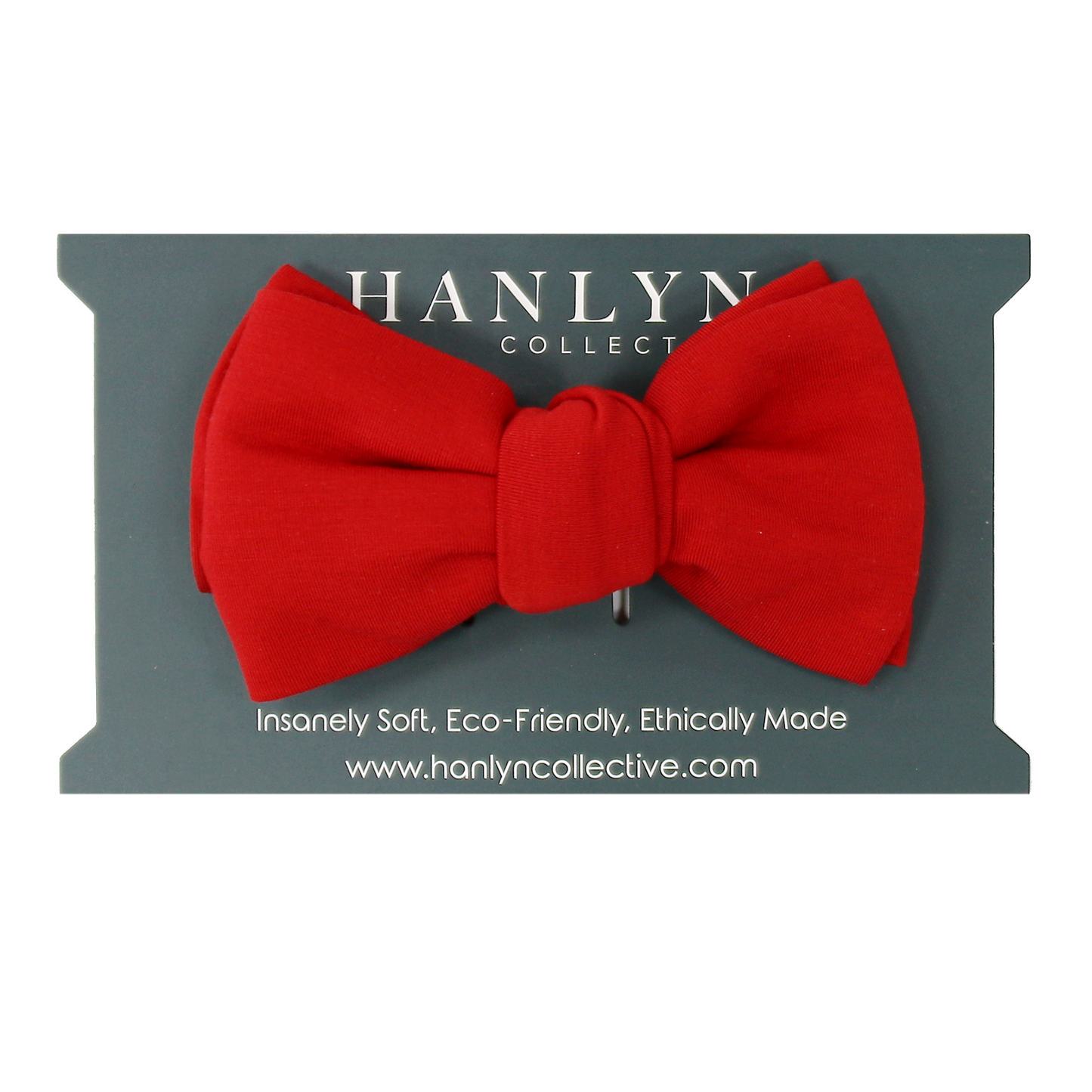 Cherry Red Alligator Clip Bow