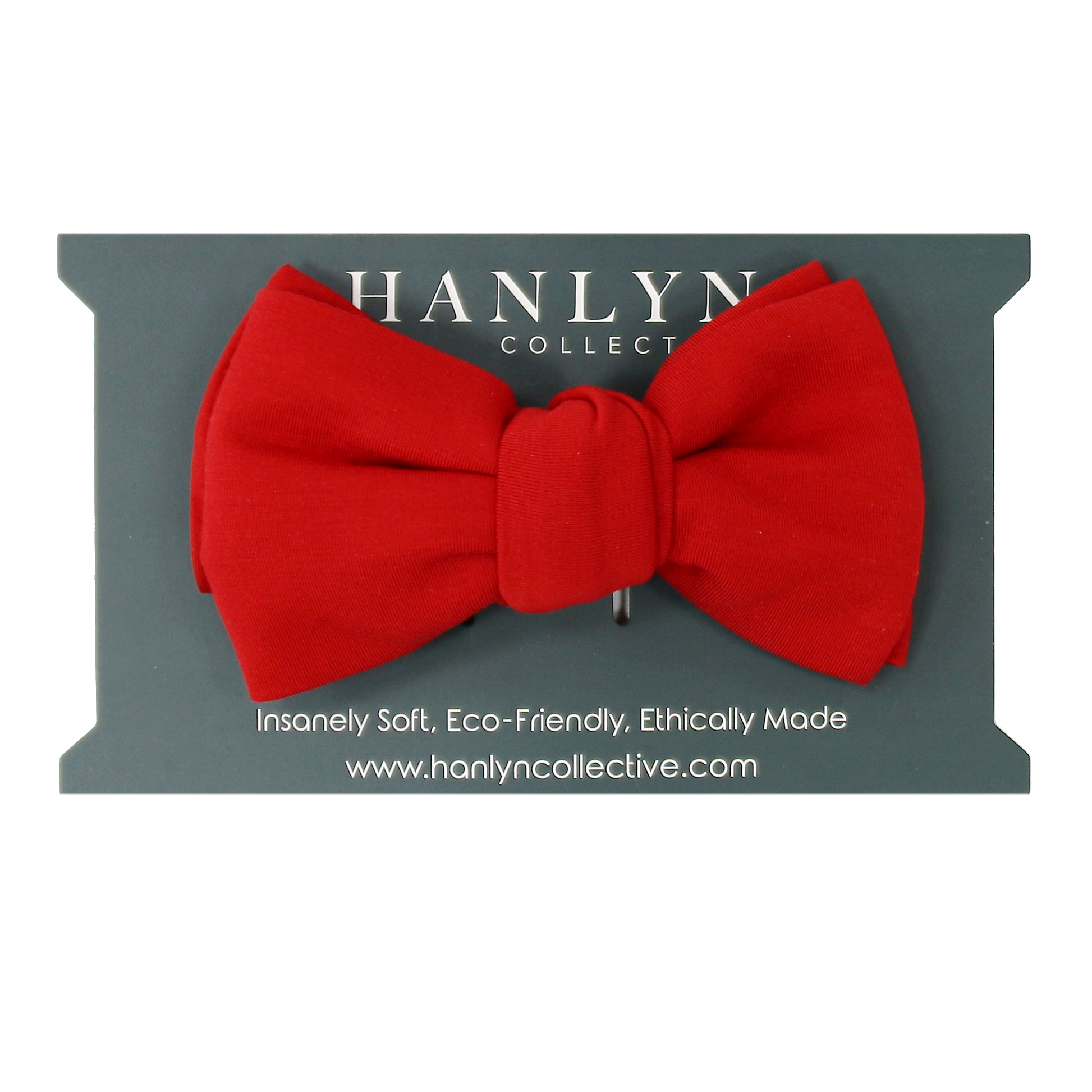 Cherry Red Alligator Clip Bow