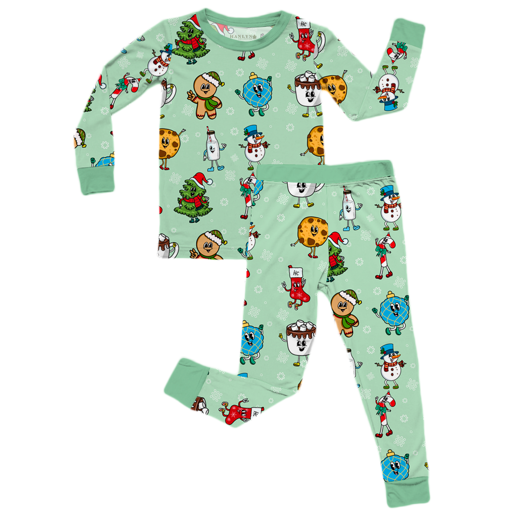 Chillin' With My Snowmies Ladies Two Piece Lounge Set