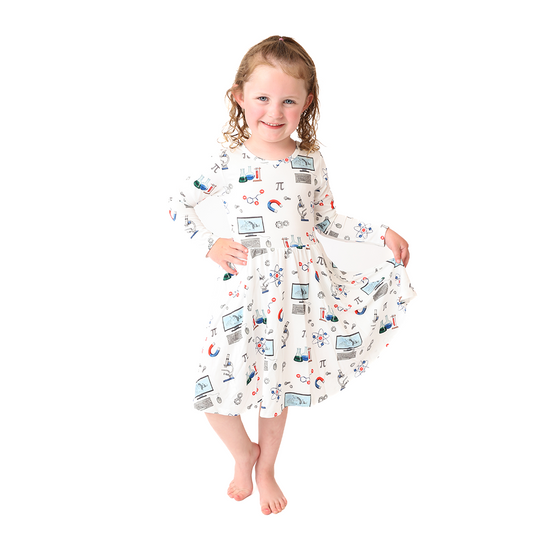 STEM Flutter Twirl Dress