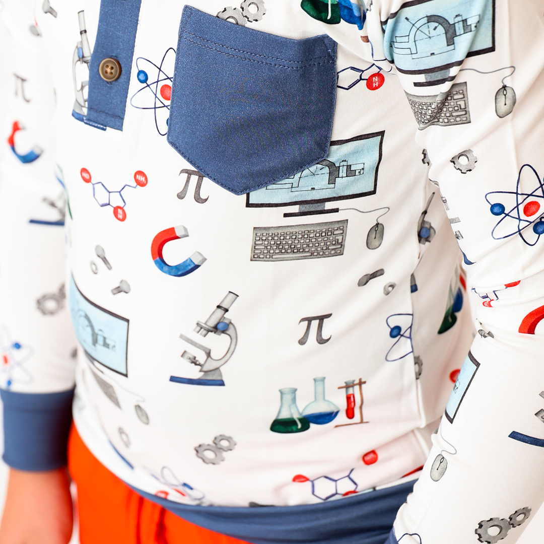STEM Pocket Henley Shirt