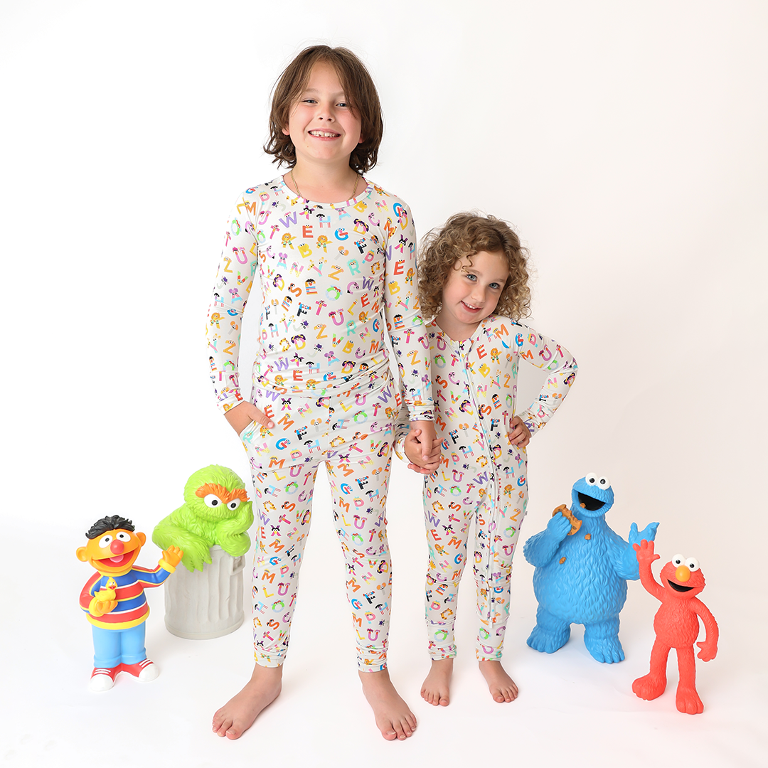 The Monster ABC's Kids Two Piece Lounge Set | Sesame Street