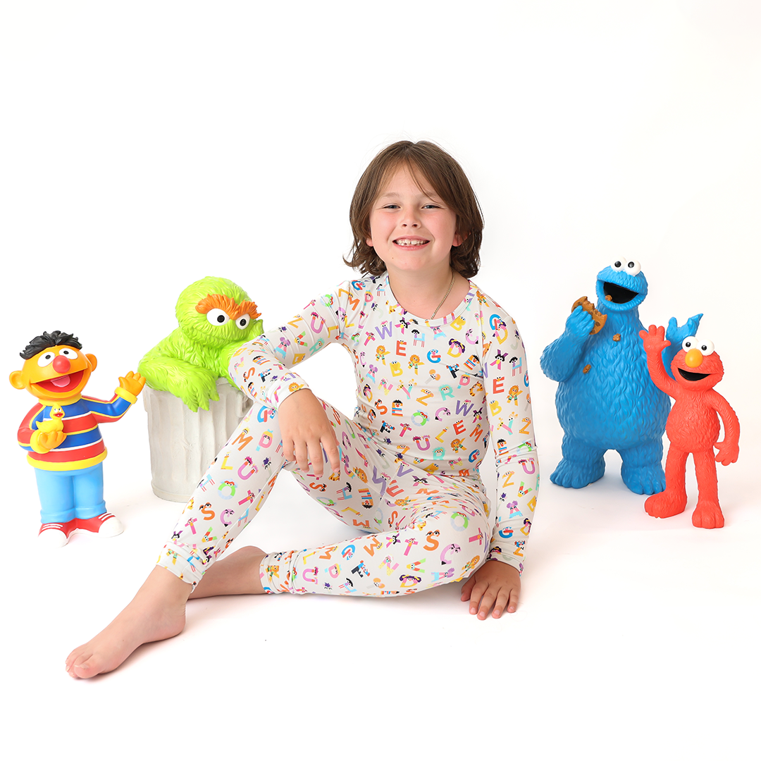 The Monster ABC's Kids Two Piece Lounge Set | Sesame Street
