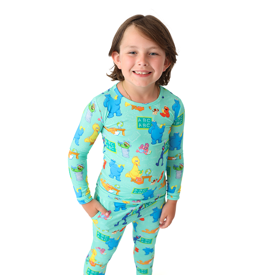 Learning is FUN Kids Two Piece Lounge Set | Sesame Street