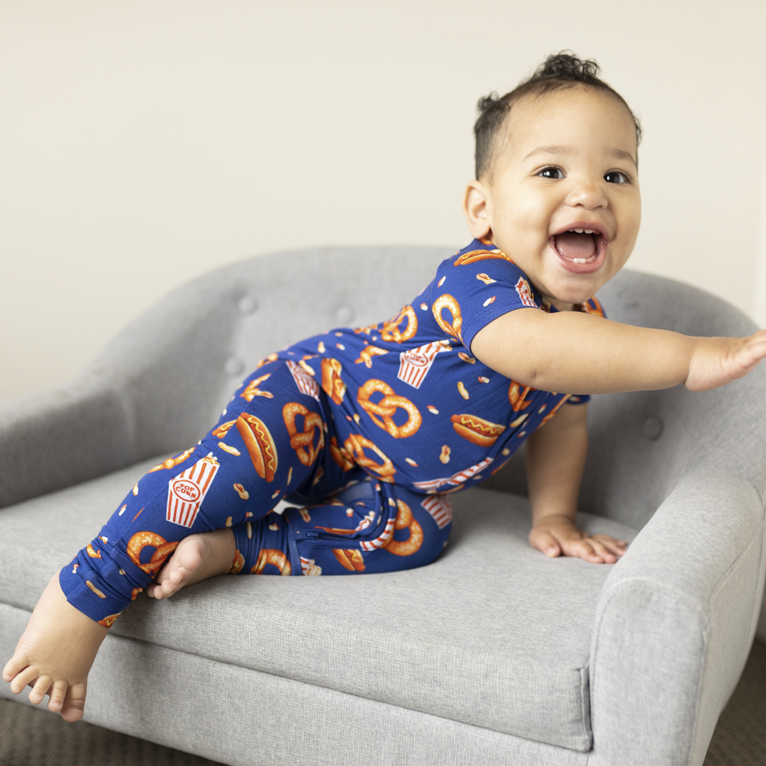 Concession Stand Short Sleeve Convertible Romper