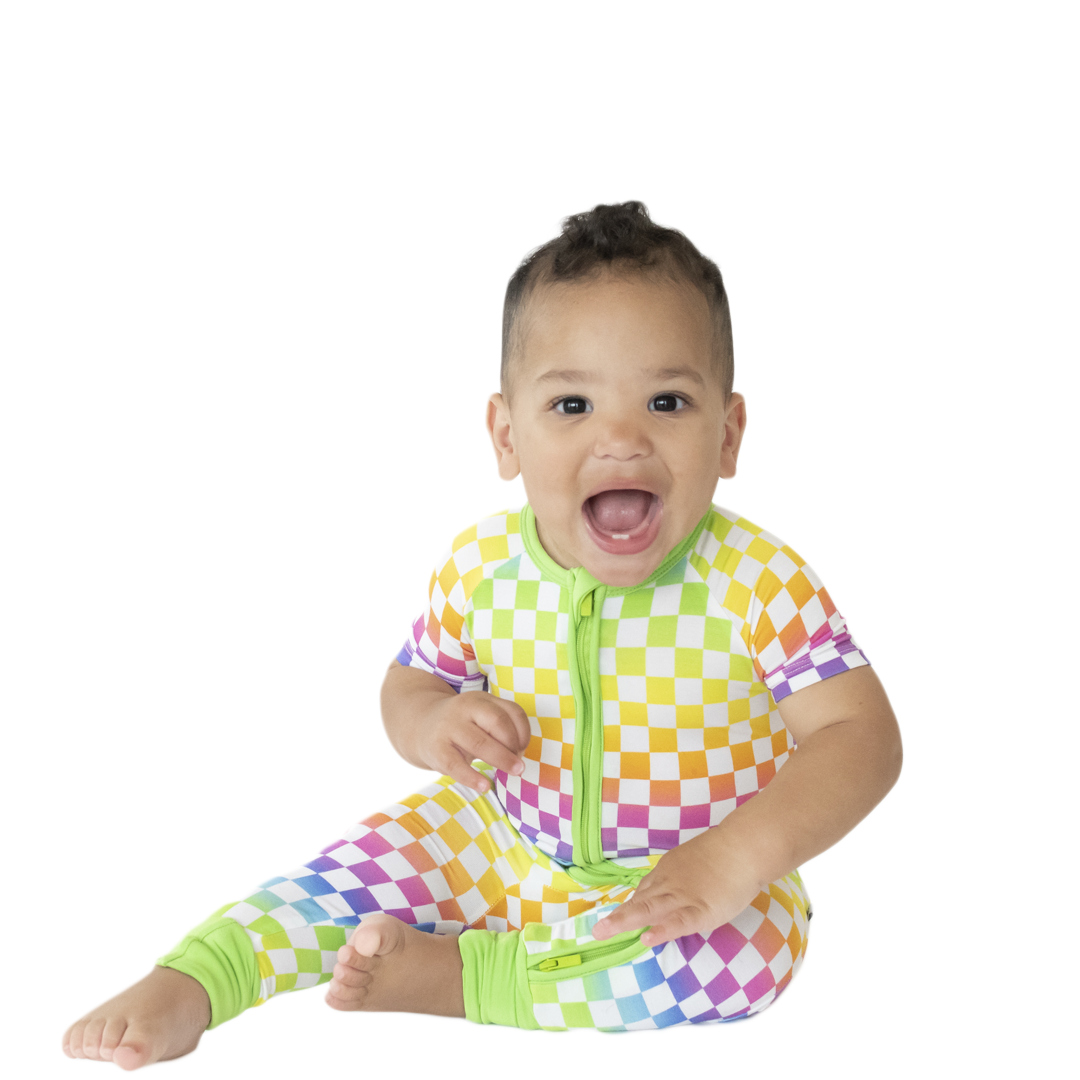 Checkmate Short Sleeve Rompsie