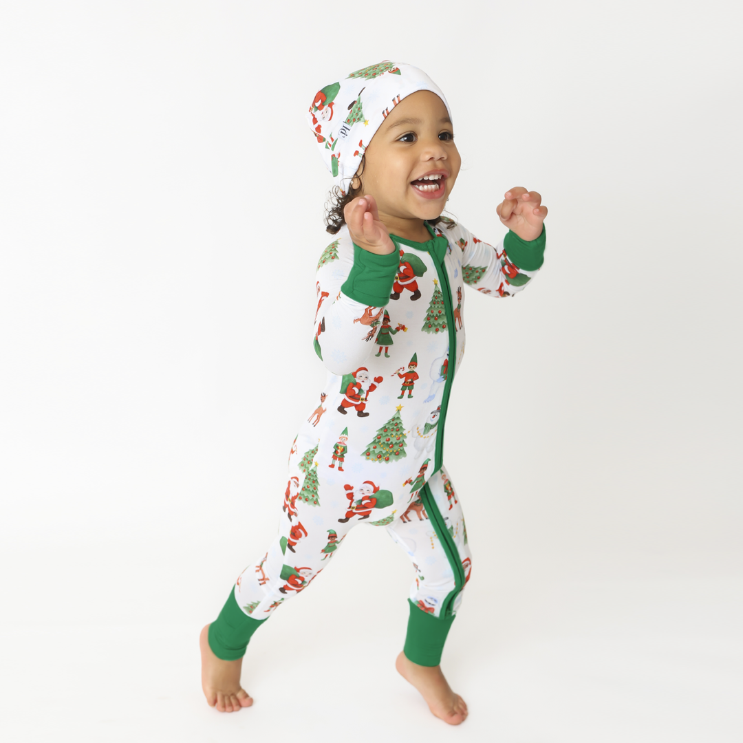 Retro Christmas Slouchy Beanie