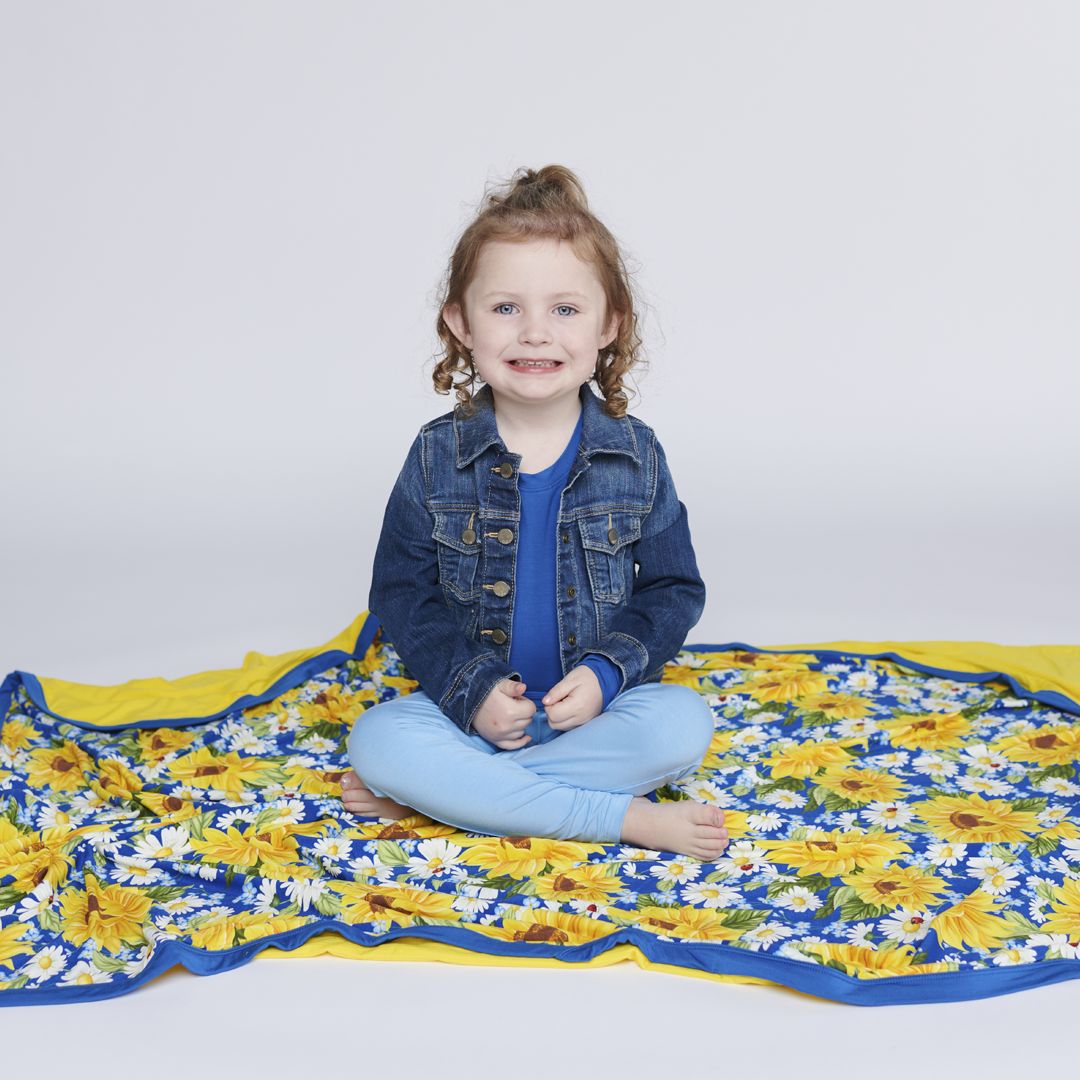 Here Comes The Sun Adult Bamboo Blanket