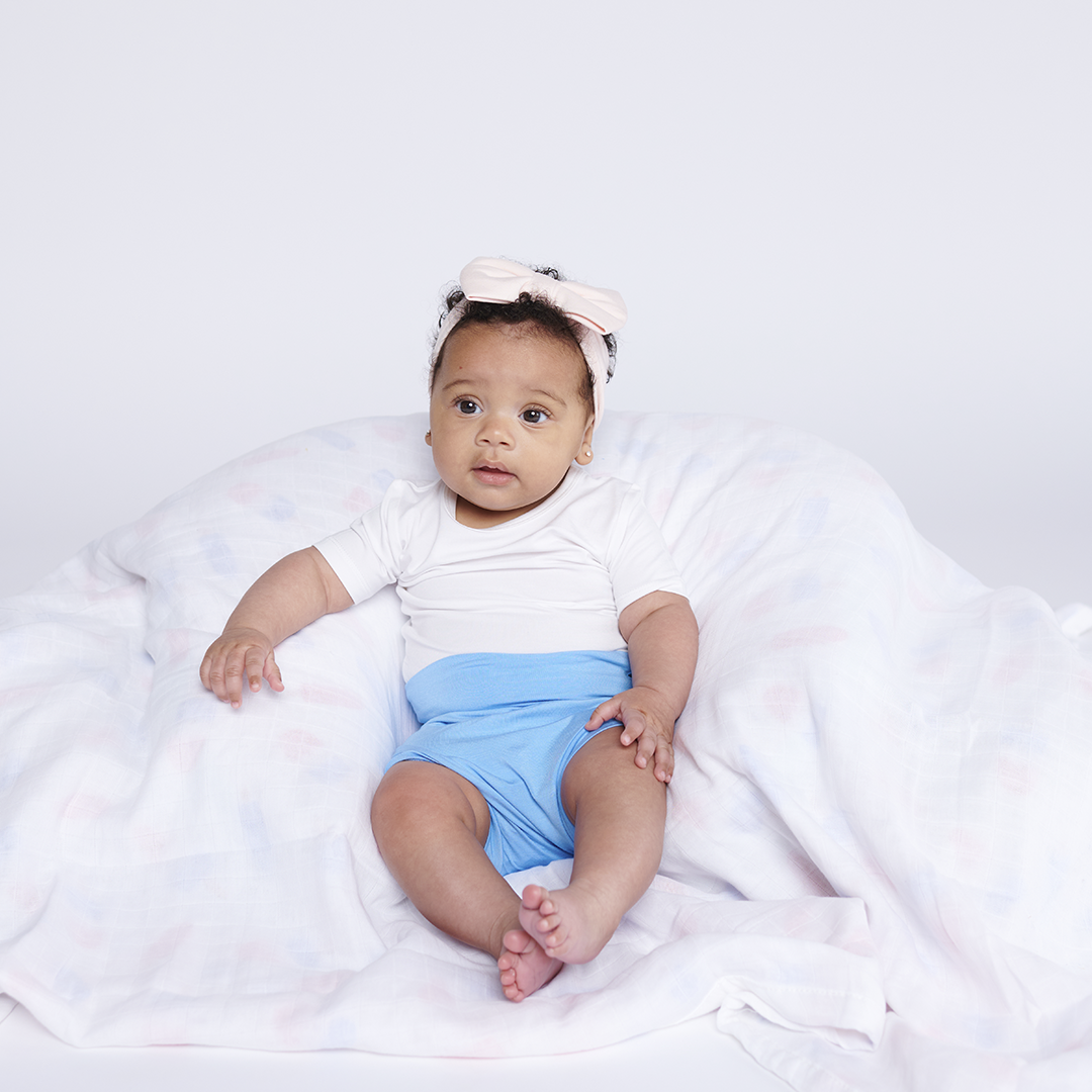 Classic White Short Sleeve Little Bodysuit