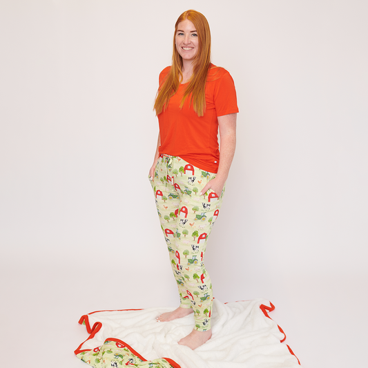 Workin' On The Farm Ladies Two Piece Lounge Set
