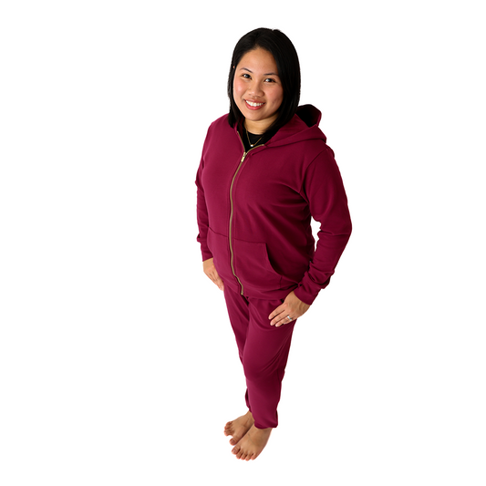 Sangria Adult Full Zip Hoodie Tracksuit