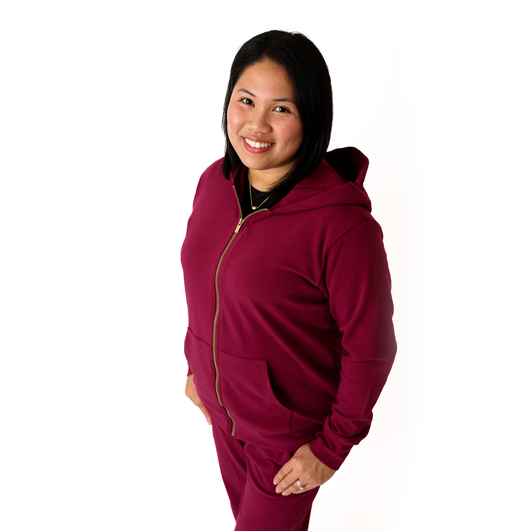 Sangria Adult Full Zip Hoodie Tracksuit
