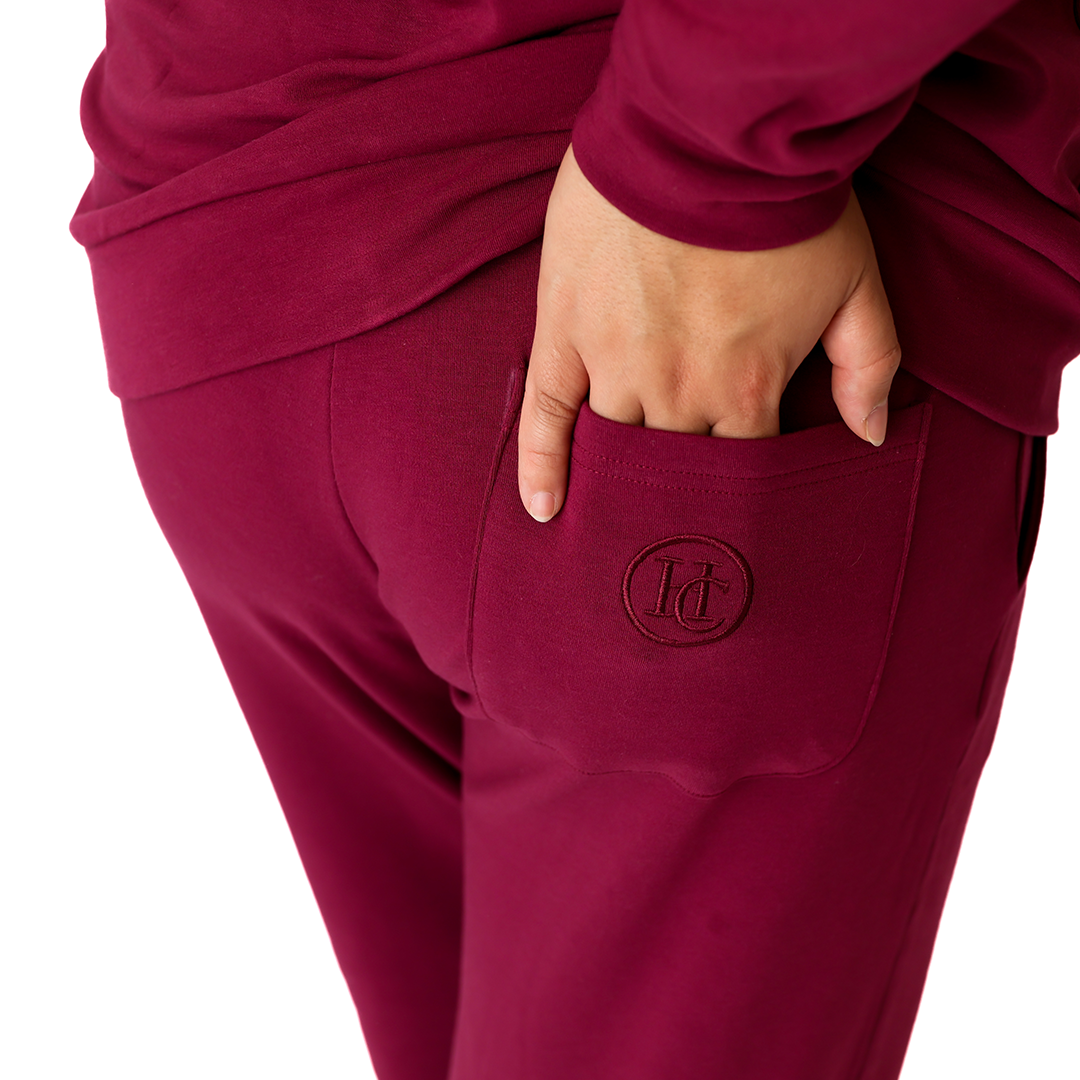 Sangria Adult Full Zip Hoodie Tracksuit
