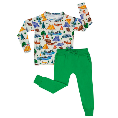 All Good In The Woods Kids Jogger Set