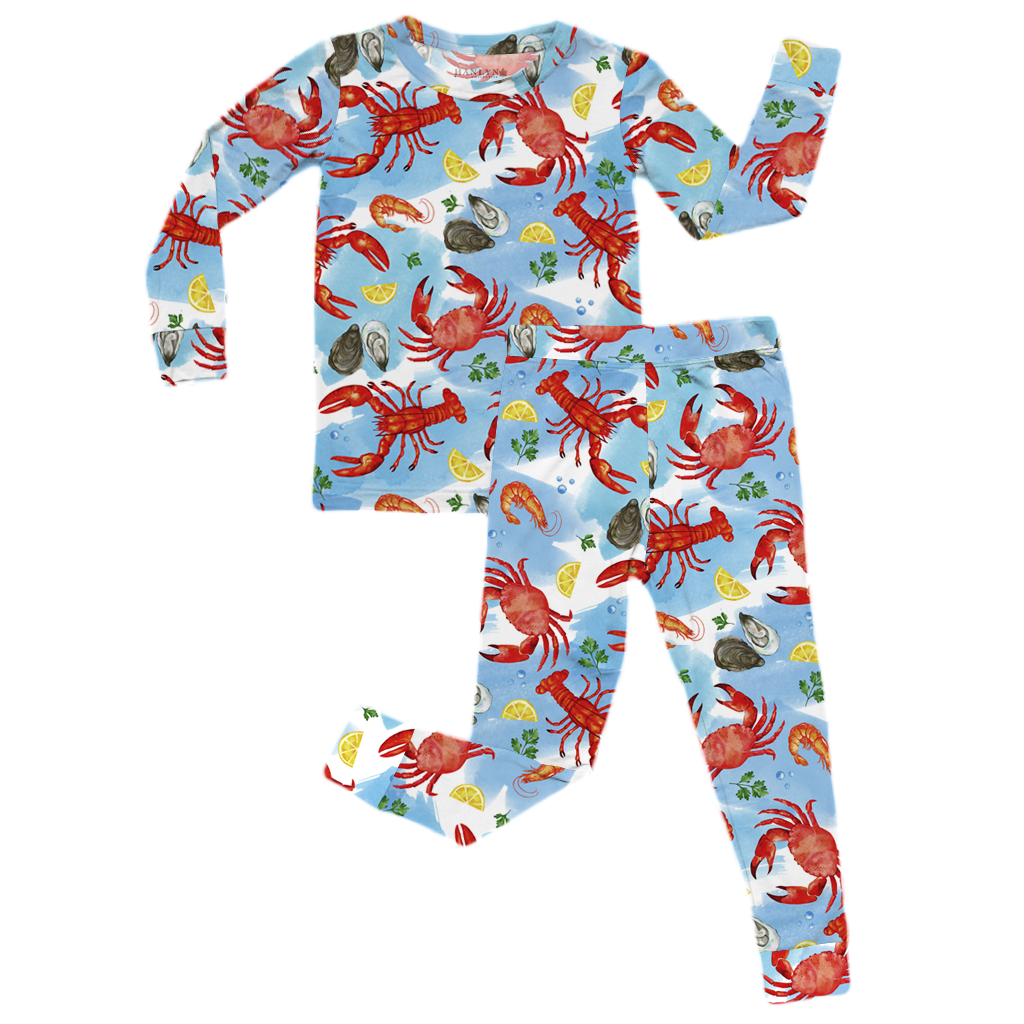 Don't Worry, Be Crabby Kids Two Piece Lounge Set