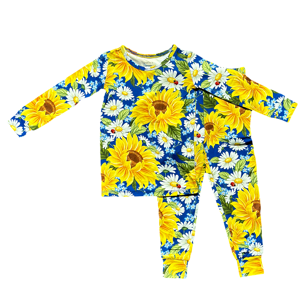 Here Comes The Sun Kids Two Piece Lounge Set