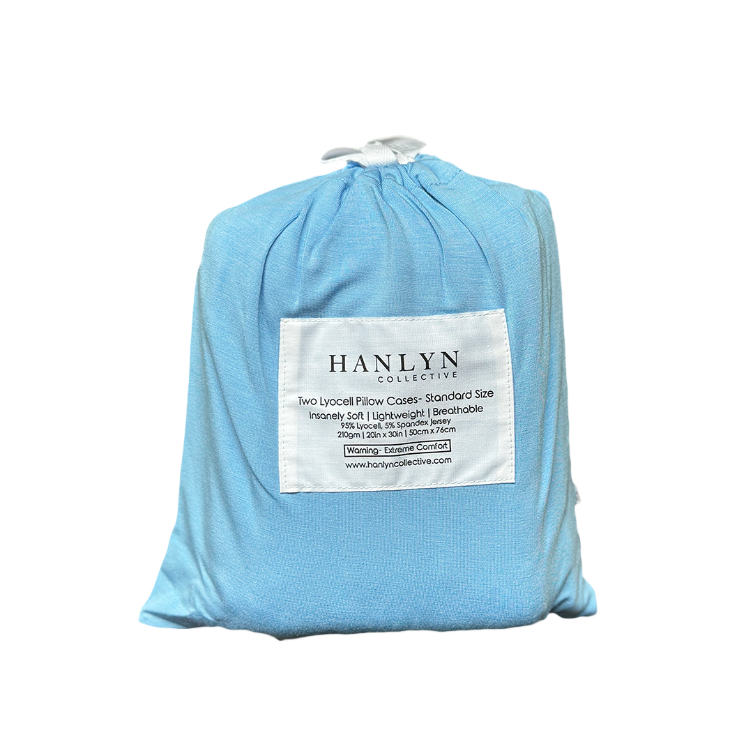 Iceberg Blue Standard Pillow Cases