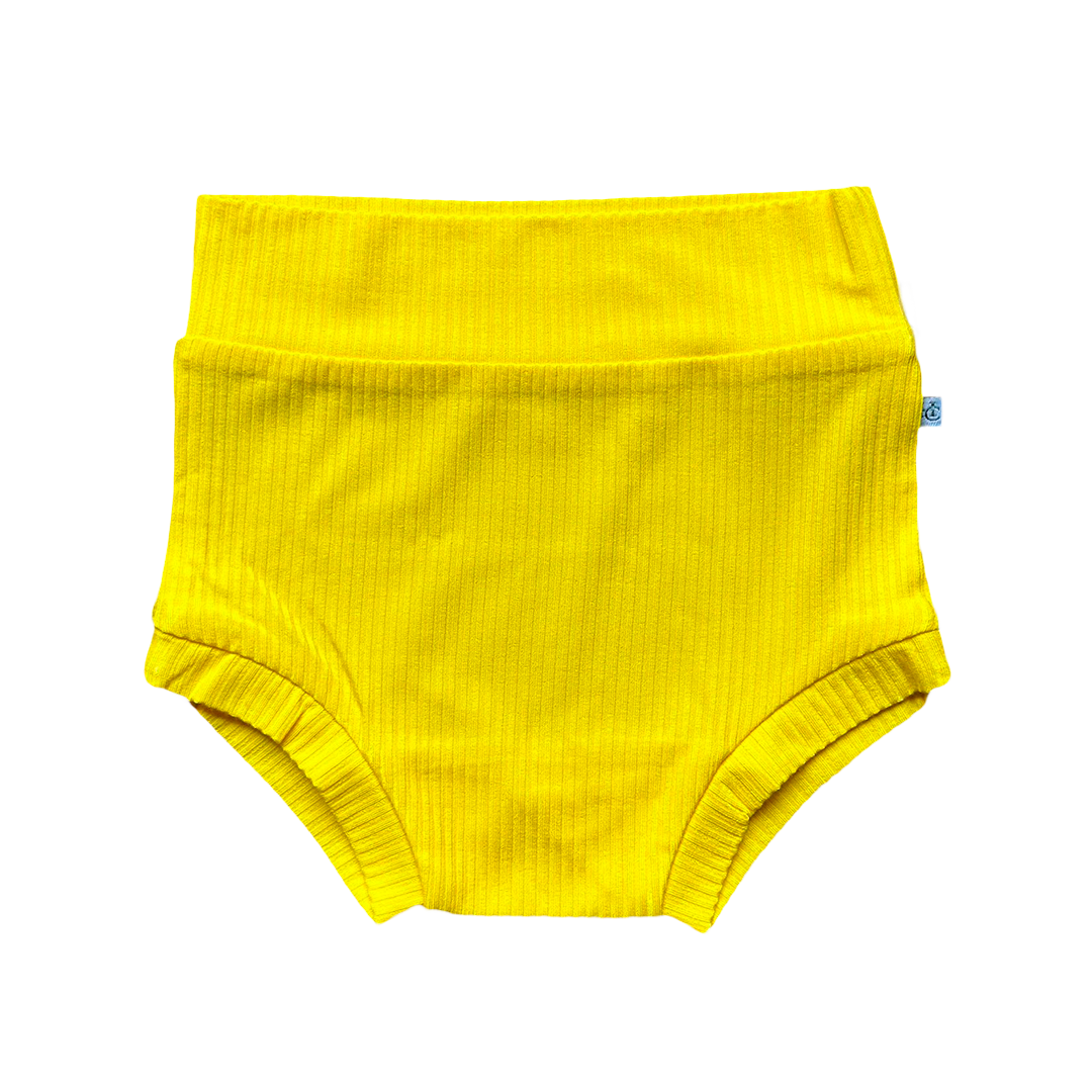 Sunshine Yellow RIBBED Bummies