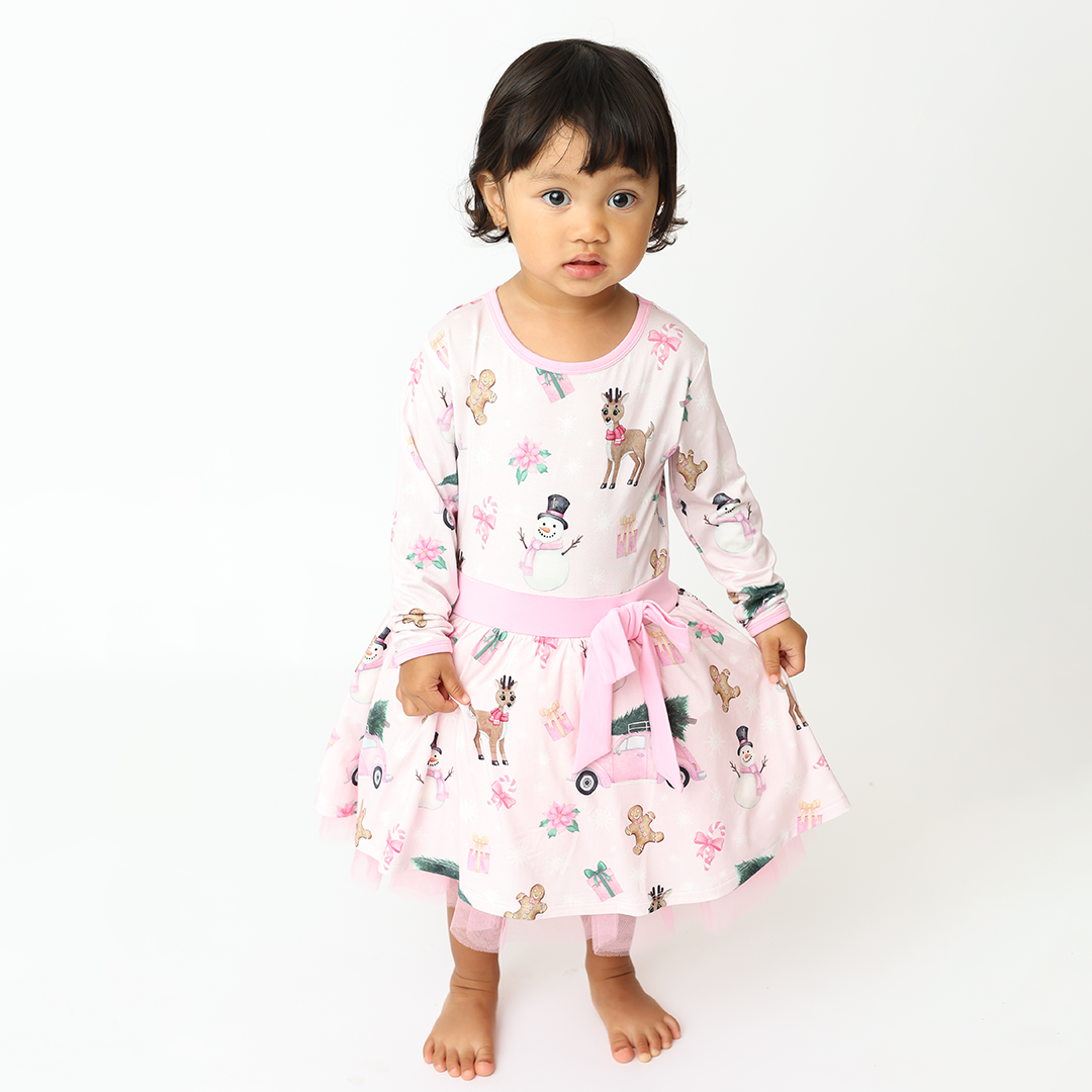 Winter Wonderland PINK Tutu Dress