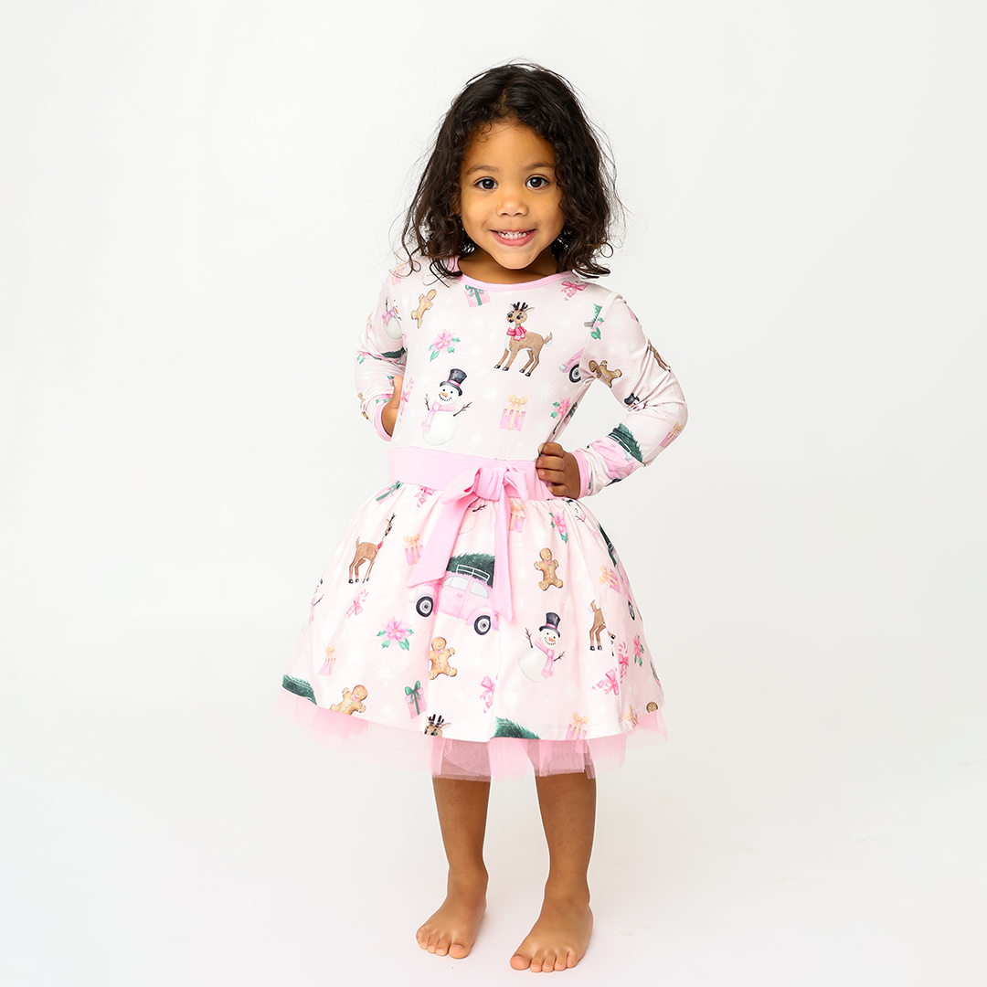 Winter Wonderland PINK Tutu Dress