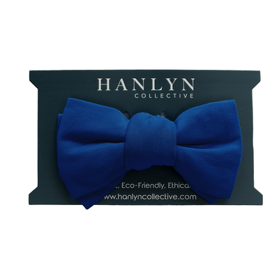 Electric Blue Alligator Clip Bow