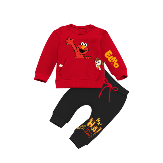 Elmo Baby & Toddler Crew Neck Tracksuit | Sesame Street