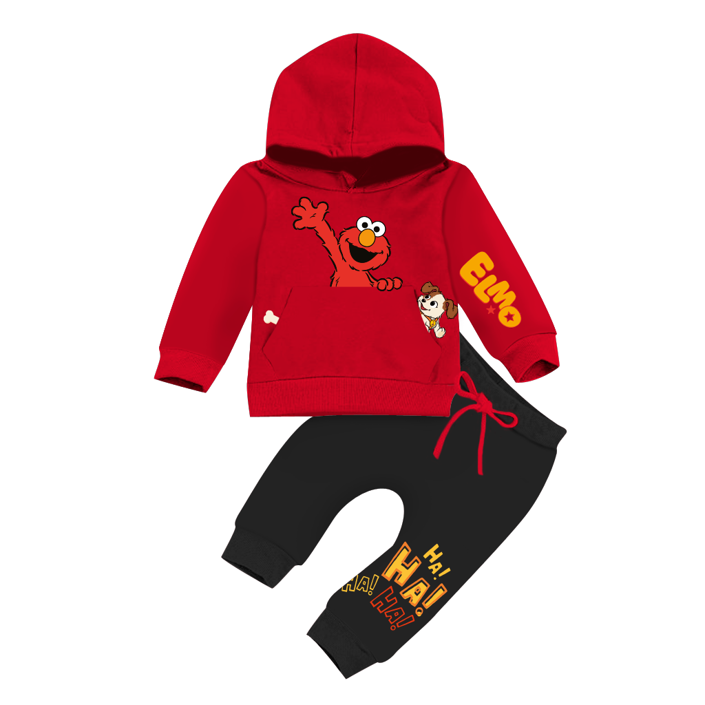 Elmo Kids Hooded Tracksuit | Sesame Street