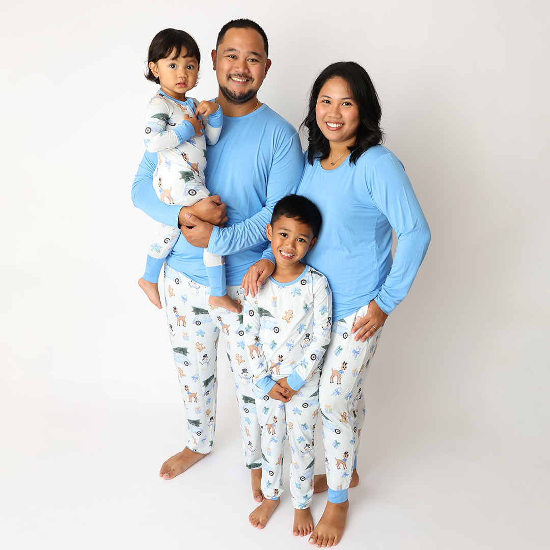 Winter Wonderland BLUE Ladies Two Piece Lounge Set