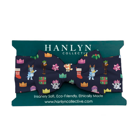 Heeler Holiday Cheer Head Wrap Bow | Bluey™