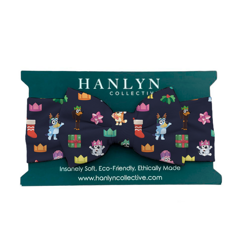 Heeler Holiday Cheer Head Wrap Bow | Bluey™
