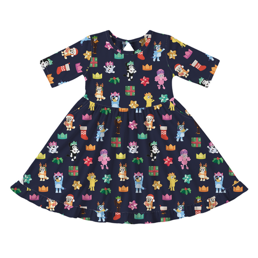 Heeler Holiday Cheer Twirl Dress | Bluey™