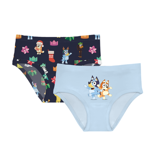 Heeler Holiday Cheer Two Pack Girls Undies | Bluey™
