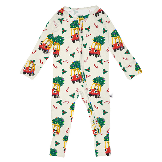 Holiday Joyride Ribbed Convertible Romper | Little Tikes™