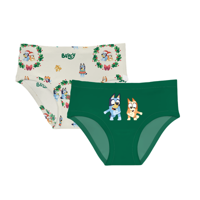 Home for the Holidays Two Pack Girls Undies | Bluey™