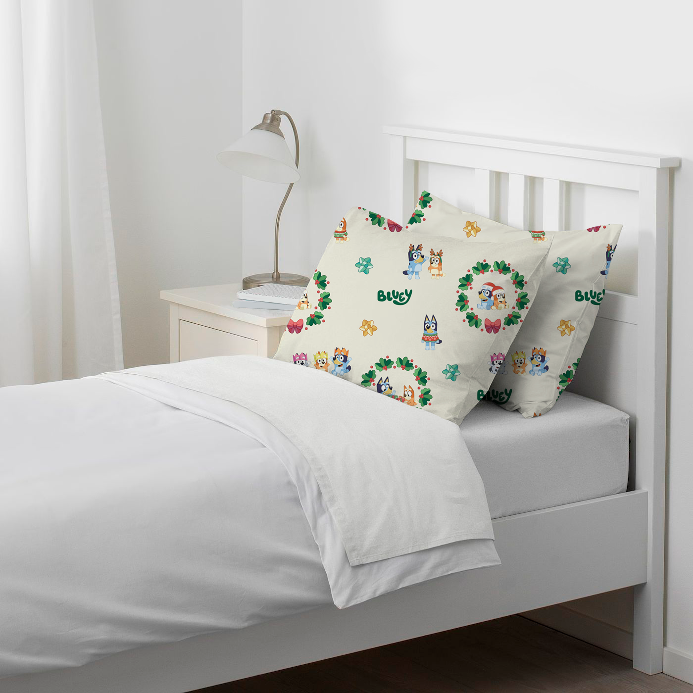 Home for the Holidays Standard Pillow Cases | Bluey™