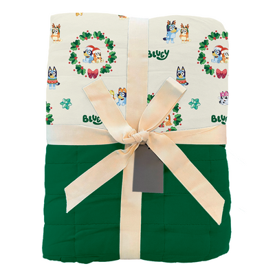 Home for the Holidays Kids Quilted Blanket (40x40) | Bluey™